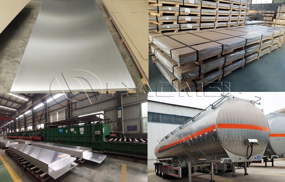 aluminum plate for fuel tanker